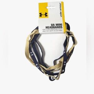 Under Armour Blue and Cream Mini Headbands